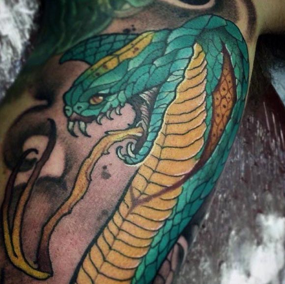 tatouage serpent cobra 17