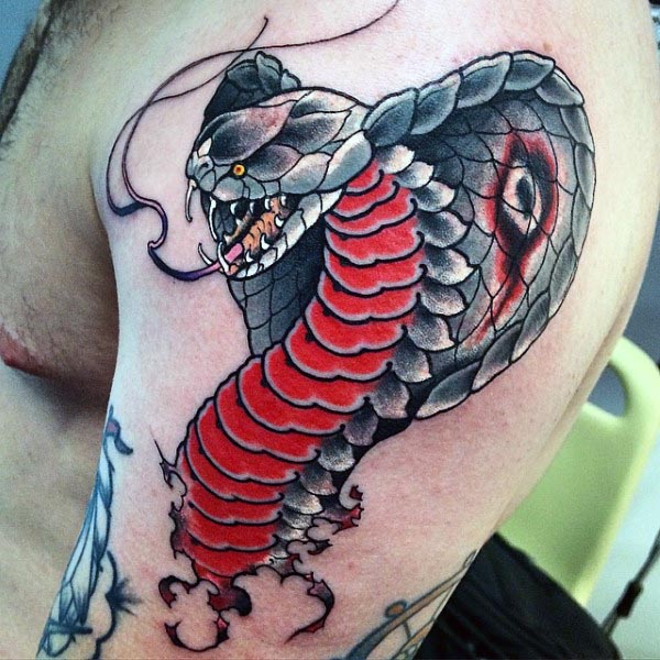 tatouage serpent cobra 39