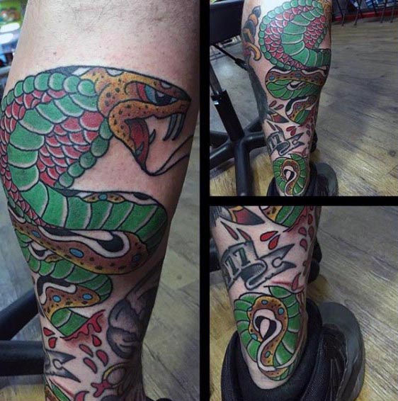 tatouage serpent cobra 95