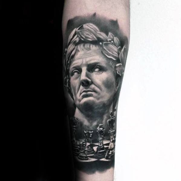 tatouage statue romaine 39