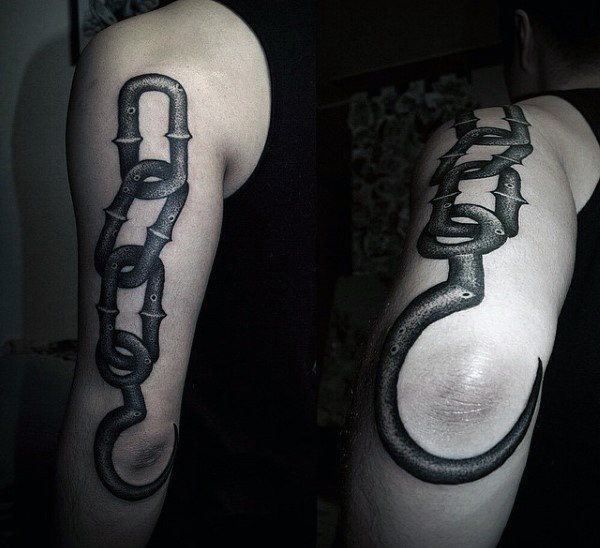 tatouage chaine 69