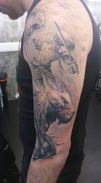 tatouage gladiateur 177