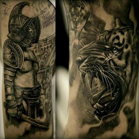 tatouage gladiateur 185