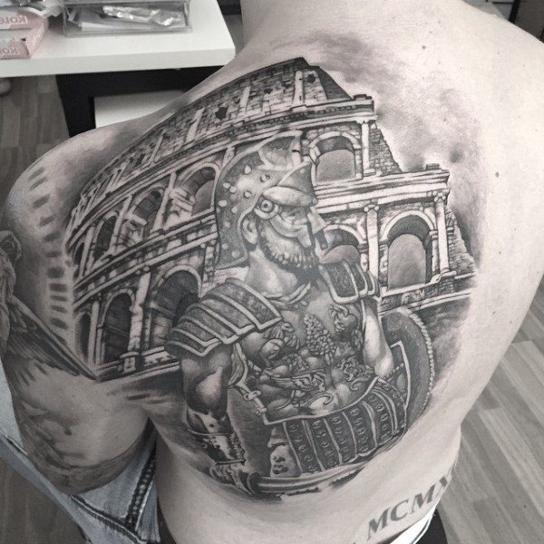 tatouage gladiateur 45