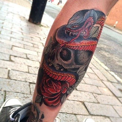 tatouage jambe 273