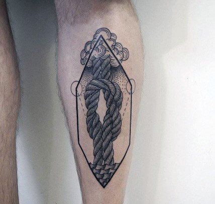 tatouage jambe 313