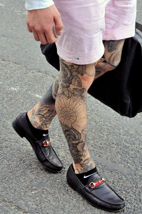 tatouage jambe 361