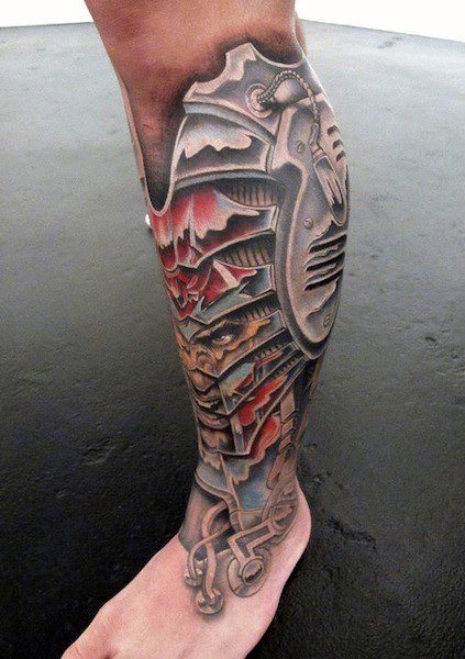 tatouage jambe 413