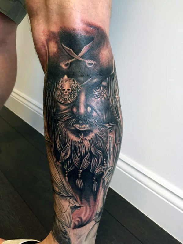 tatouage jambe 477