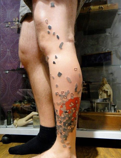 tatouage jambe 525