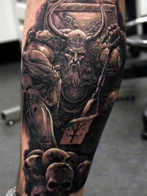 tatouage jambe 581