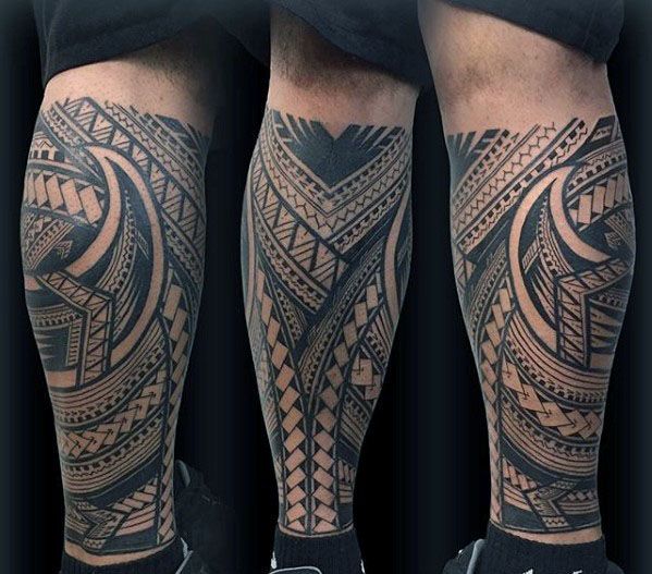 tatouage jambe 65