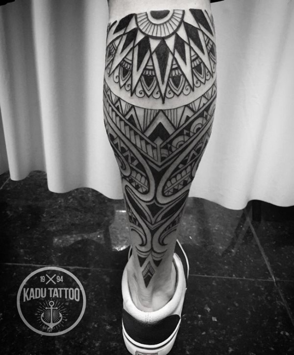 tatouage jambe 69