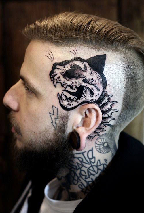 tatouage visage 461