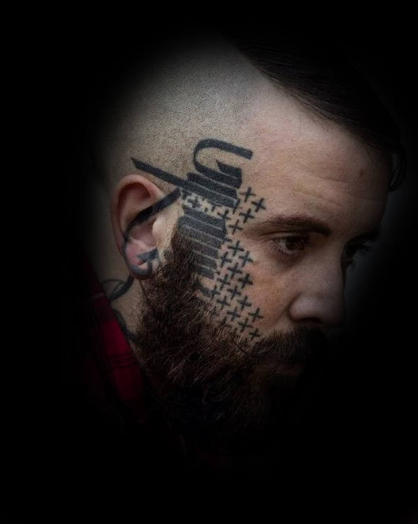 tatouage visage 517