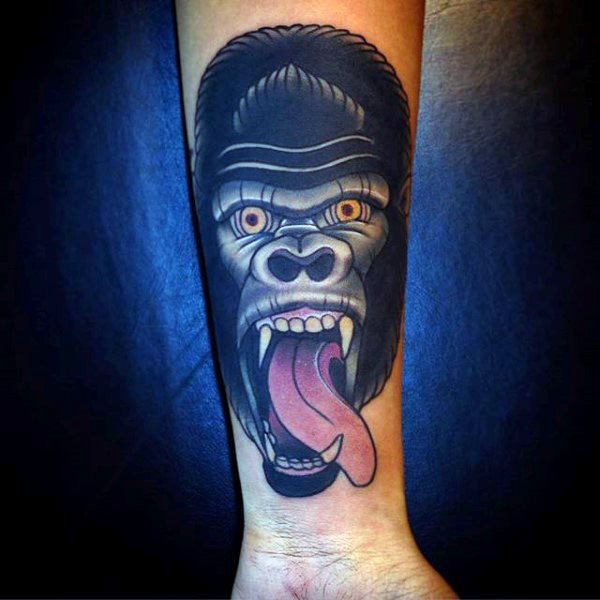 tatouage gorille 10