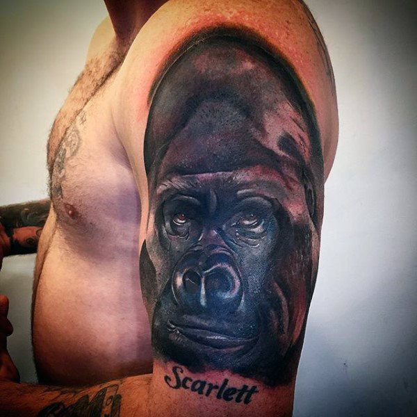 tatouage gorille 109