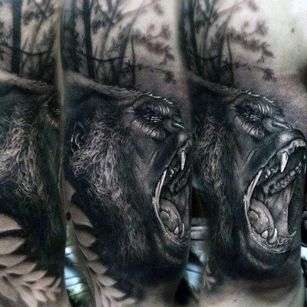 tatouage gorille 118