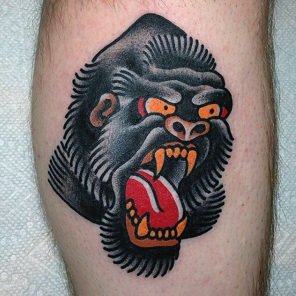 tatouage gorille 13