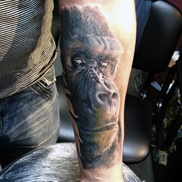 tatouage gorille 130