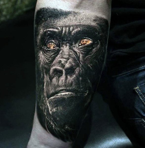 tatouage gorille 133
