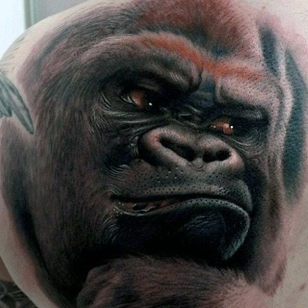 tatouage gorille 136