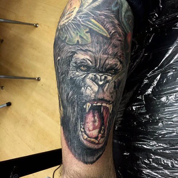 tatouage gorille 142