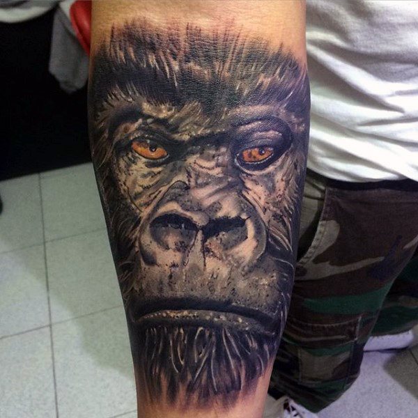 tatouage gorille 157