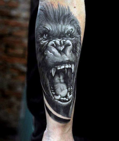 tatouage gorille 16