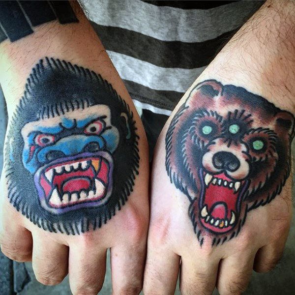 tatouage gorille 163