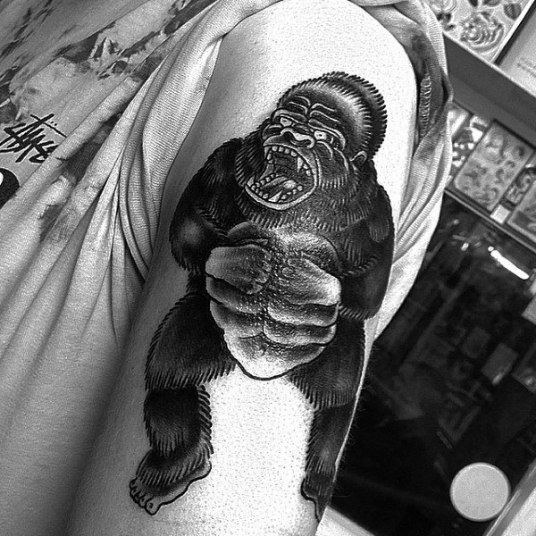 tatouage gorille 169