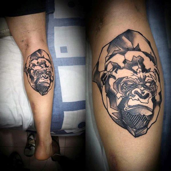 tatouage gorille 172