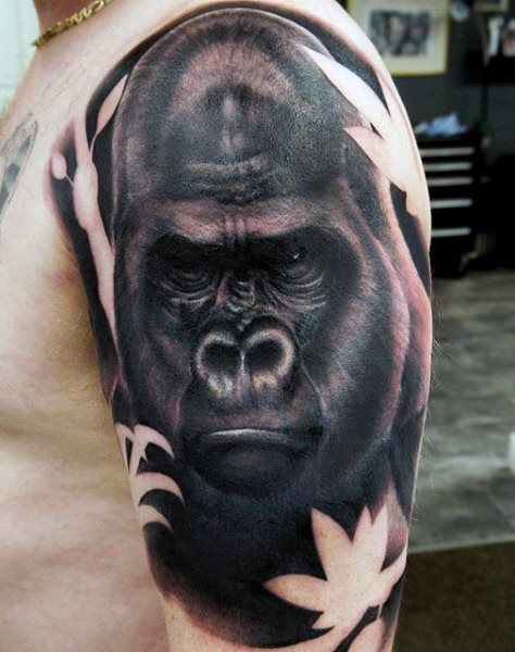 tatouage gorille 175