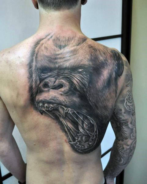 tatouage gorille 184