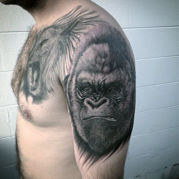 tatouage gorille 262