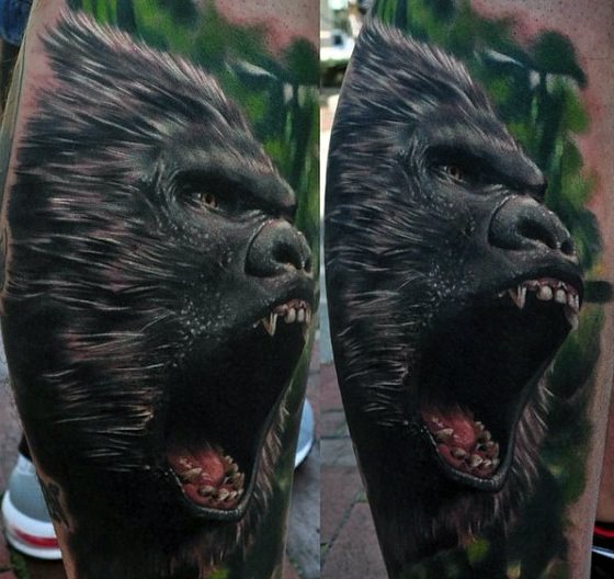 tatouage gorille 271