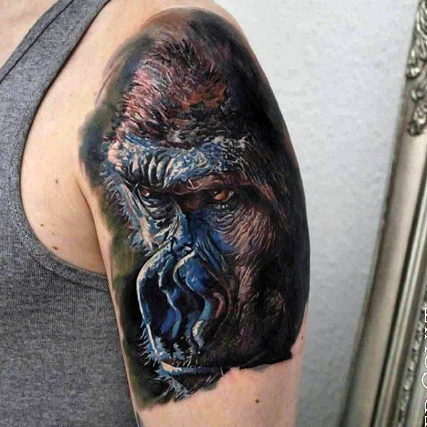 tatouage gorille 283