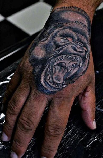 tatouage gorille 298