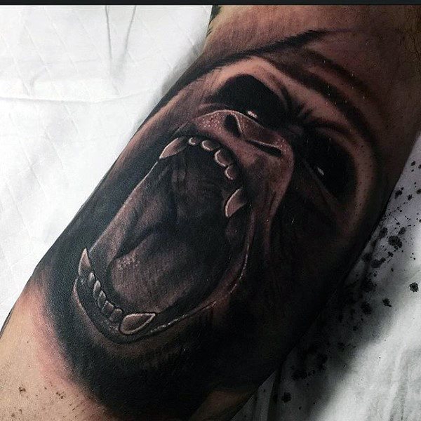 tatouage gorille 34