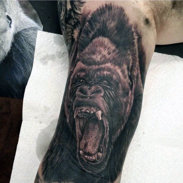 tatouage gorille 46