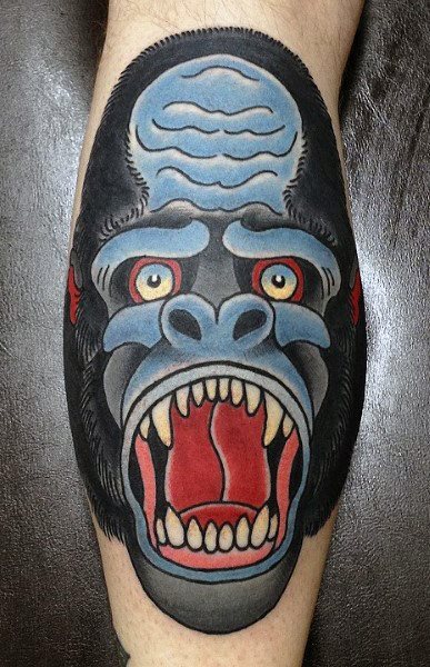 tatouage gorille 61