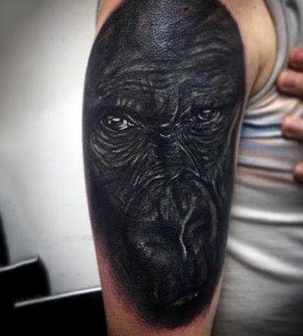 tatouage gorille 70