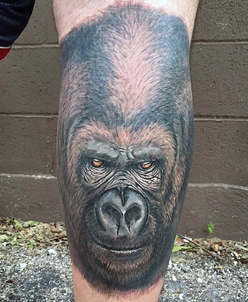 tatouage gorille 79