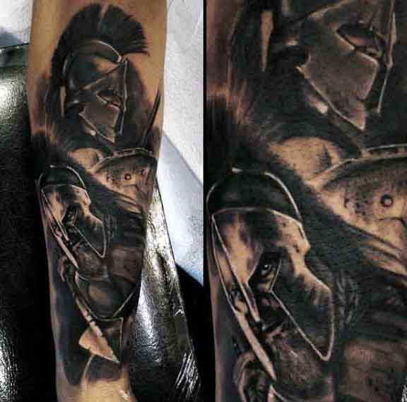 tatouage spartiate 82