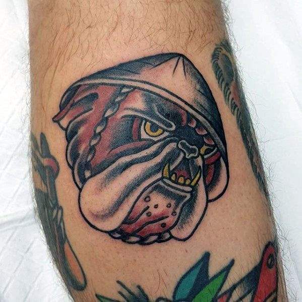 tatouage bulldog 122