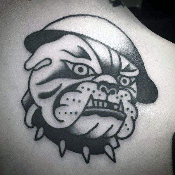 tatouage bulldog 140