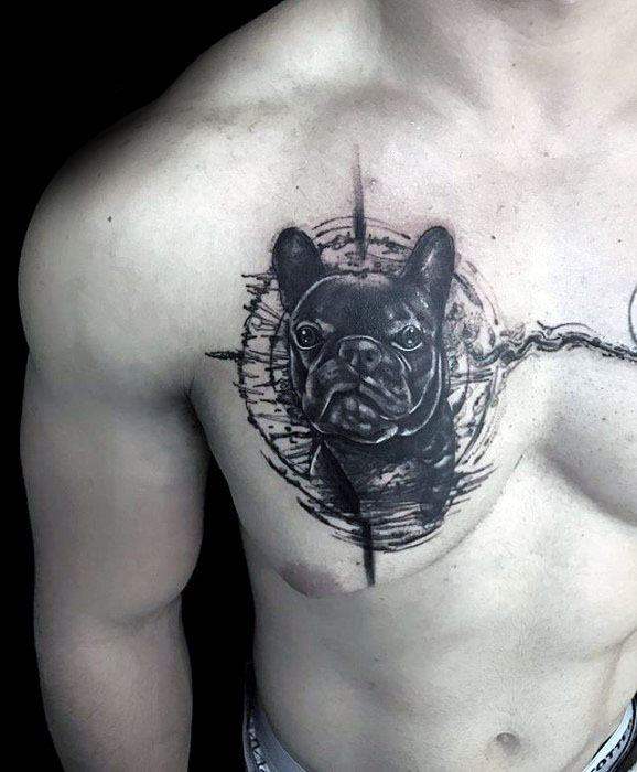 tatouage bulldog 146