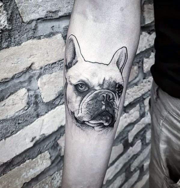 tatouage bulldog 53