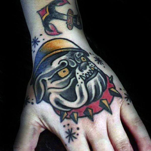 tatouage bulldog 59