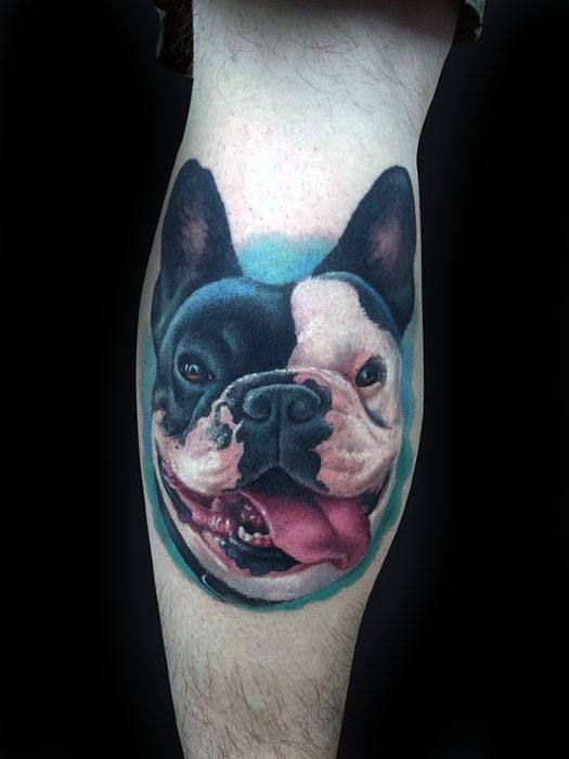tatouage bulldog 68
